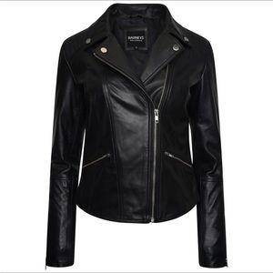 Barney’s Originals Belina real leather jacket